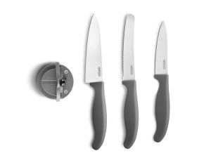 Set din 3 cutite si ascutitoare Delimano Delight Extreme