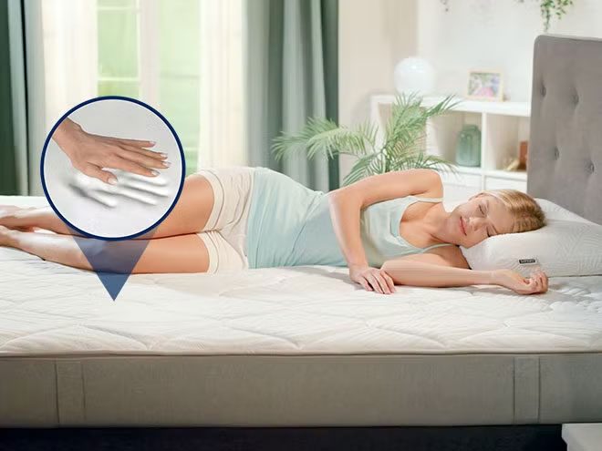 Spumă cu memorie pentru o senzație de moliciune