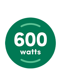 Motor de 600 W al aparatului