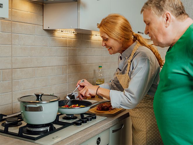 Set de vase Delimano cu strat antiaderent si manere din otel