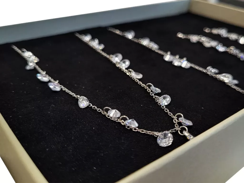 Set bijuterii OKTO Rainfalls (argint 925)