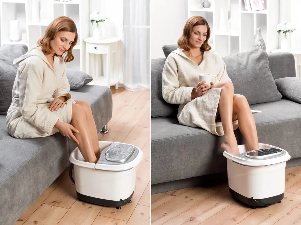 Baie cu hidromasaj pentru picioare 2in1 Wellneo